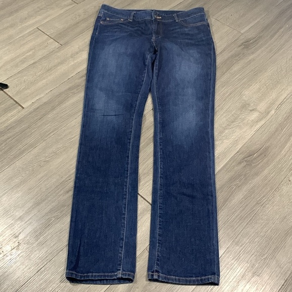 Banana Republic Medium Wash Classic Skinny Stretch Jeans size 12Long - Picture 5 of 9